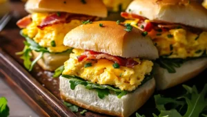 Baking Hawaiian Roll Breakfast Sliders
