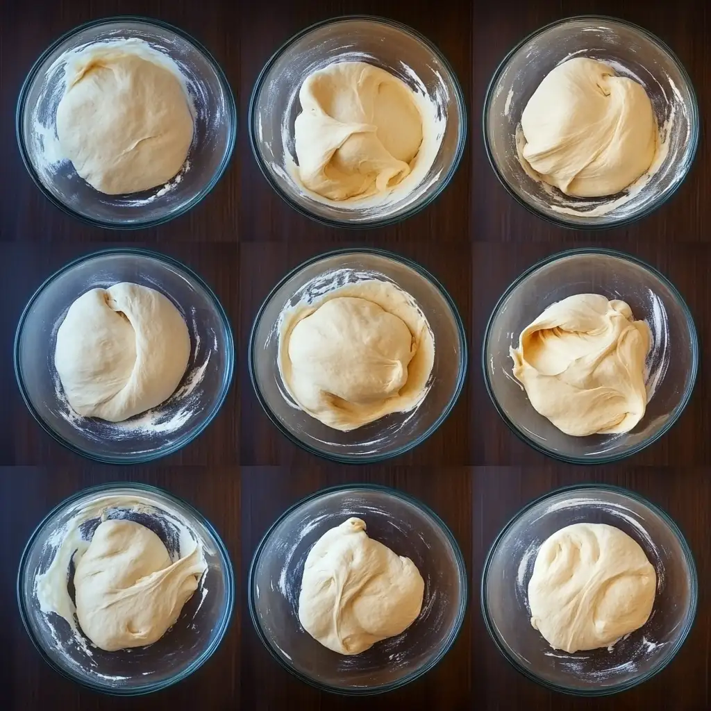 Mixing dough for sourdough brioche recipe