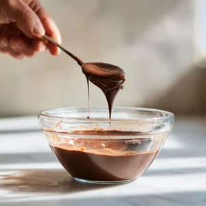 Making vegan truffle ganache