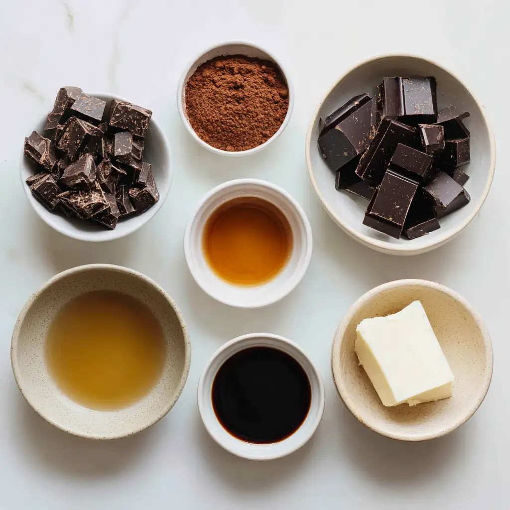 Vegan truffles ingredients